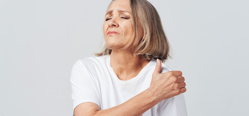 patient needing calcific tendonitis treatment in Sacramento