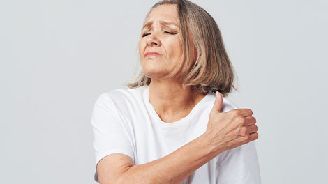 patient requiring calcific tendonitis treatment in Sacramento