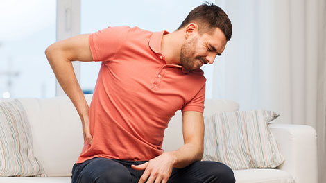 patient requiring sciatica treatment in Sacramento