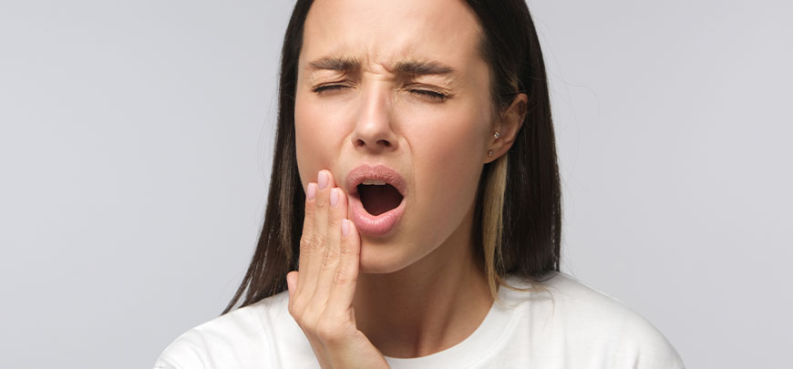 patient needing jaw pain treatment in Sacramento